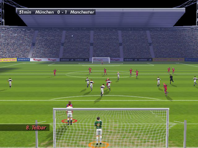 UEFA Striker Screenthot 2